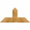 Ekena Millwork Portland Rough Sawn Timber Gable Bracket, Western Red Cedar, 36"W x 18"H x 4"D x 6"F, 12/12 Pitch GBW036X18X0406POR00RWR - alternate 1